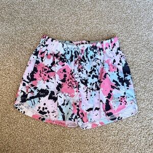 Stylish Girls RBX Athletic Shorts in Pink and Black